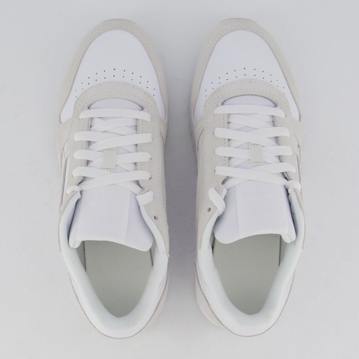 Tênis Reebok Classic Leather Feminino Branco e Cinza Branco 4