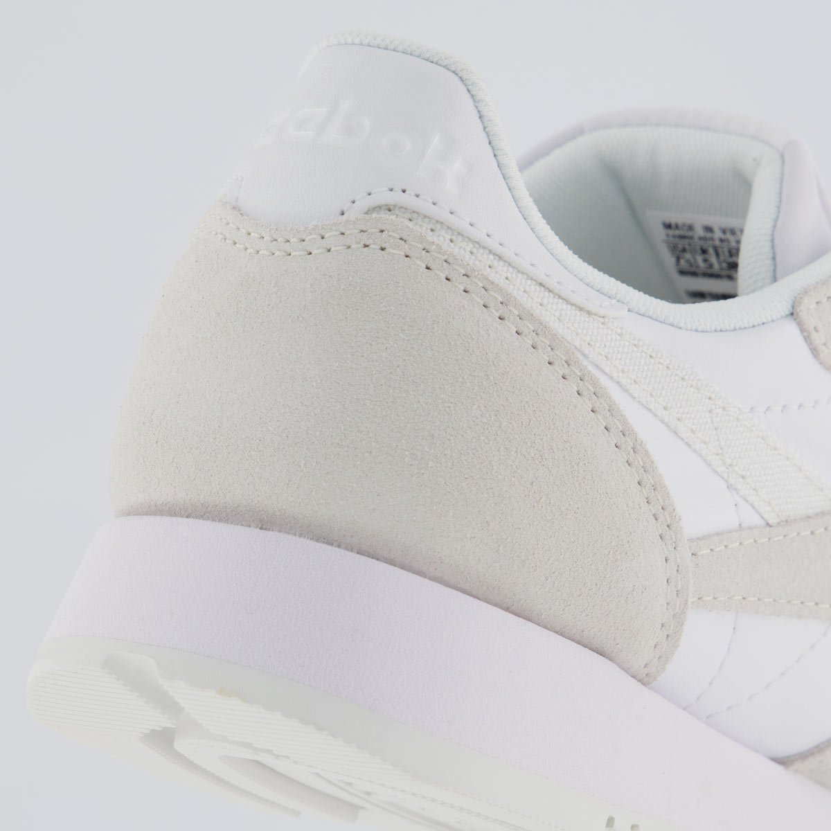 Tênis Reebok Classic Leather Feminino Branco e Cinza Branco 6