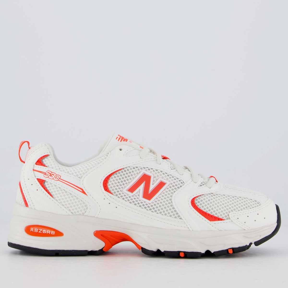 Tênis New Balance 530 Feminino Off White e Coral White/Coral