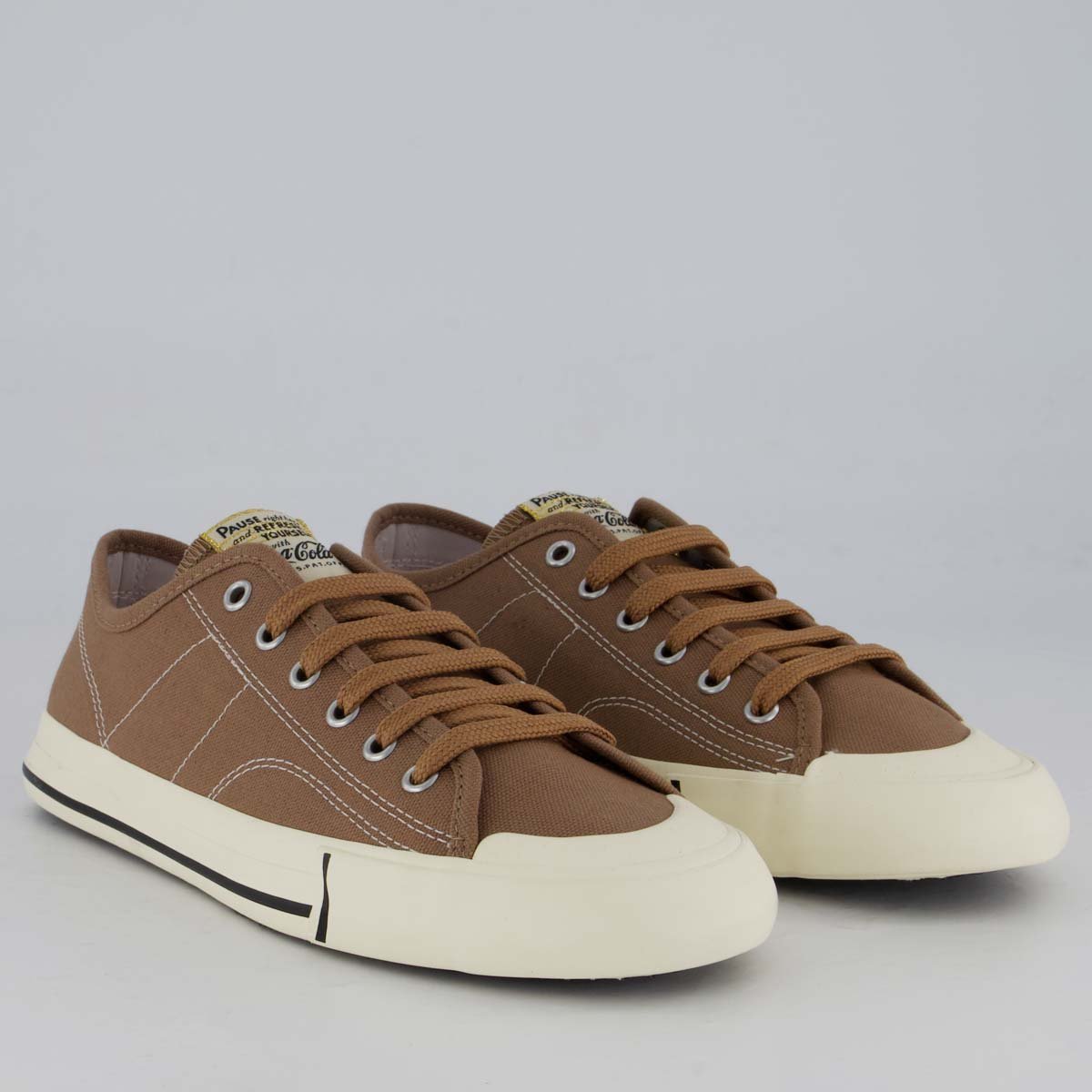 Tênis Coca Cola Horizon Canvas Feminino Marrom Marrom 2
