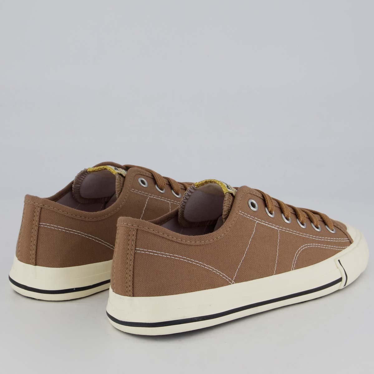 Tênis Coca Cola Horizon Canvas Feminino Marrom Marrom 3