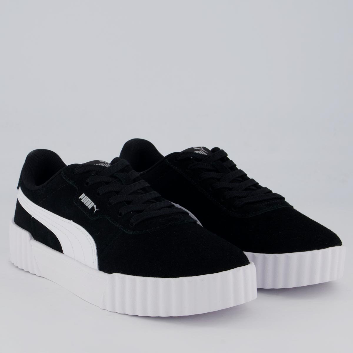 Tênis Puma Carina 3.0 SD Feminino Preto e Branco Preto/Branco 2