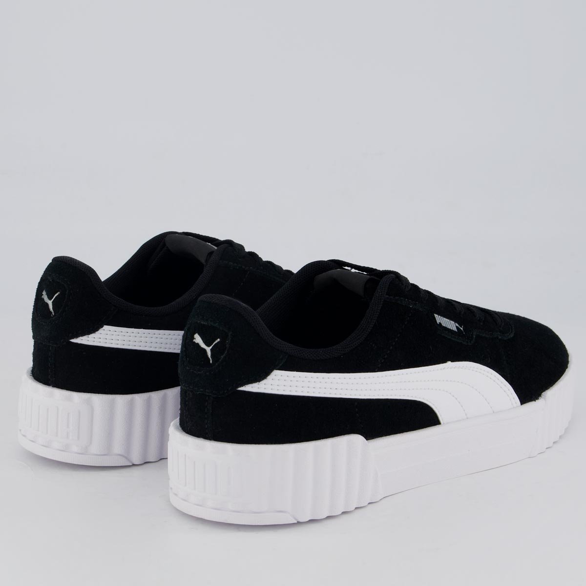 Tênis Puma Carina 3.0 SD Feminino Preto e Branco Preto/Branco 3