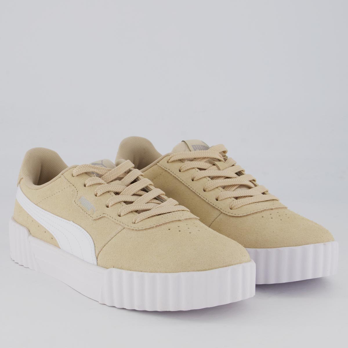 Tênis Puma Carina 3.0 SD Feminino Marrom Bege 2