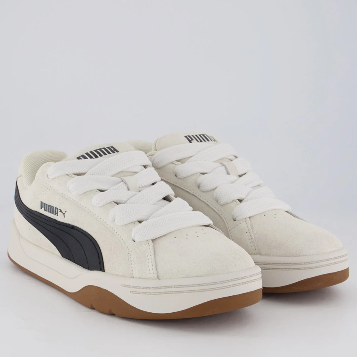 Tênis Puma Park Lifestyle Easy SD Bege Bege/Marrom 2