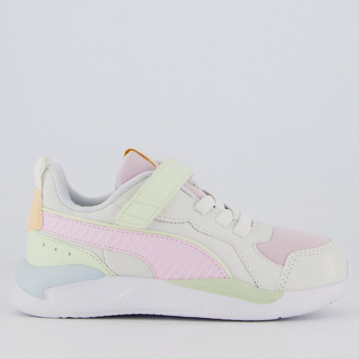 Tênis Puma X-Ray AC PS BDP Juvenil Rosa e Branco Multicores 1