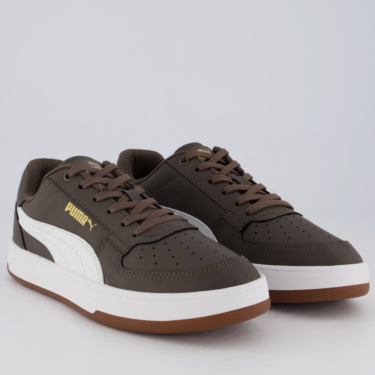 Tênis Puma Caven 2.0 BDP Marrom e Branco Marrom/Branco 2