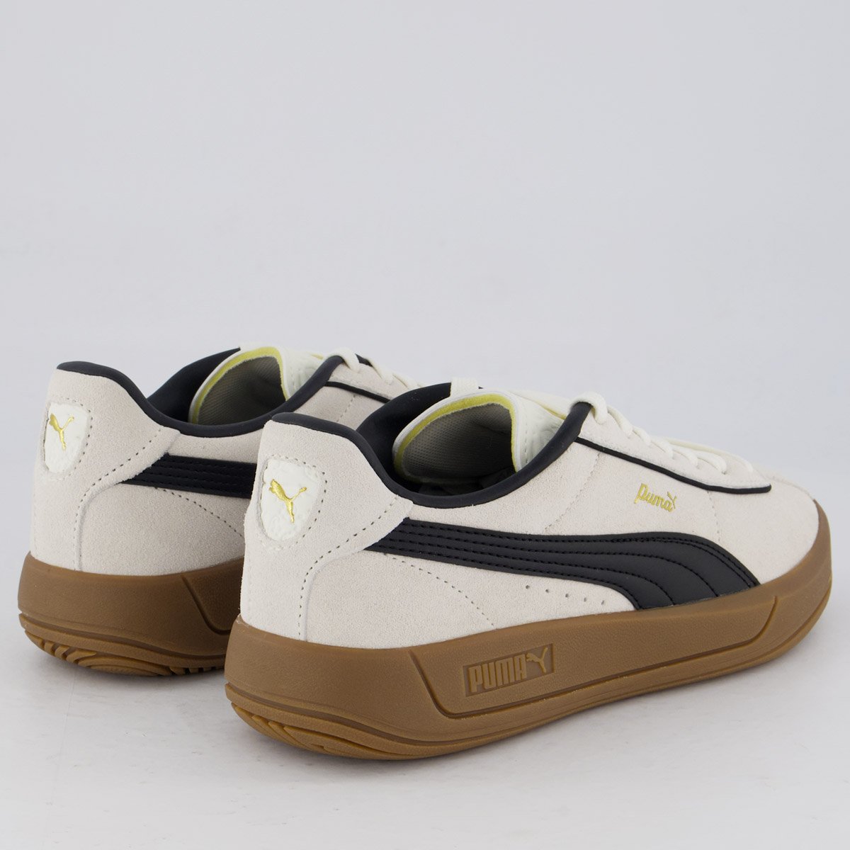Tênis Puma Club Klassika SD Feminino Branco e Preto Branco/Preto 3