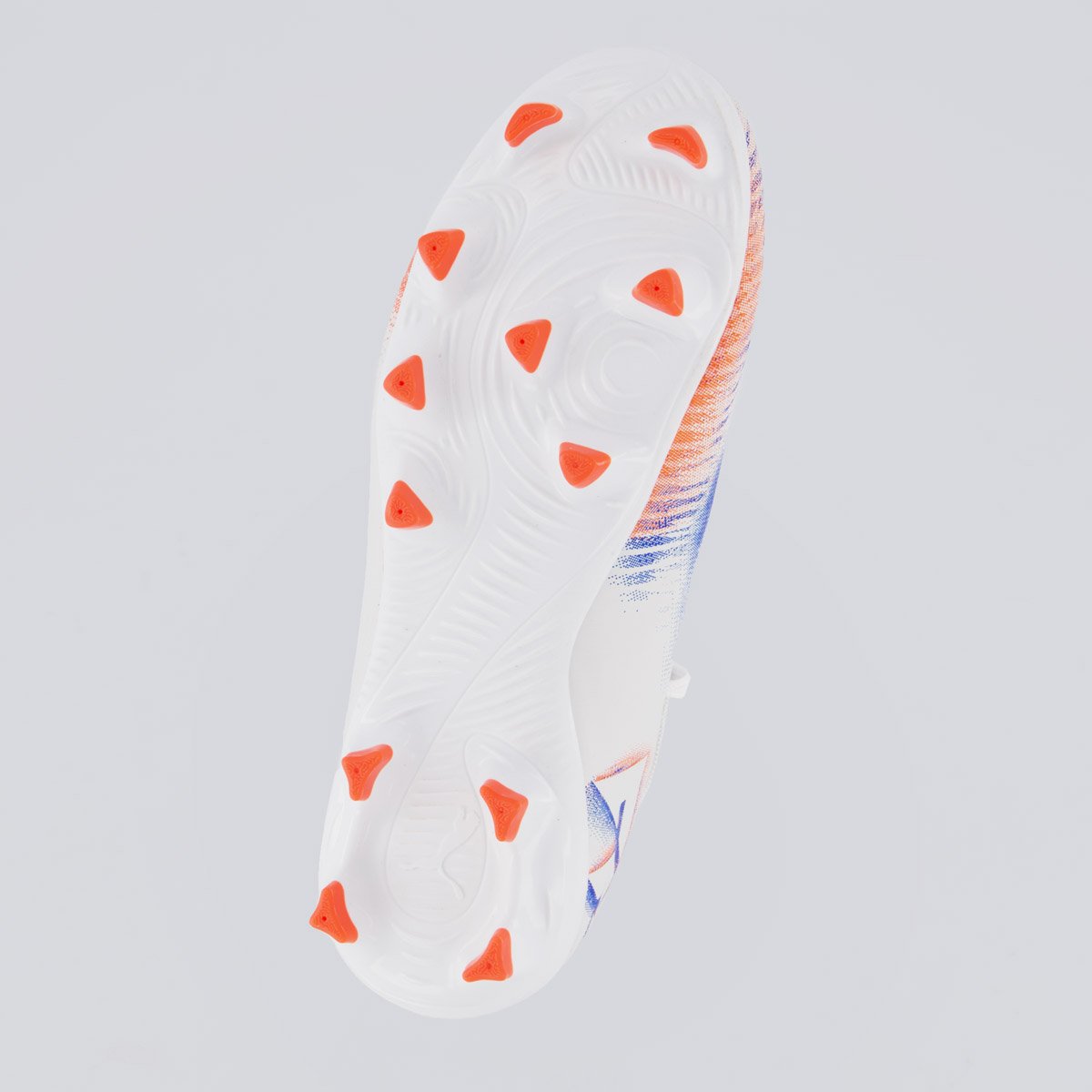 Chuteira Puma Future 8 Play FG/AG Campo Juvenil Branca Branco 5