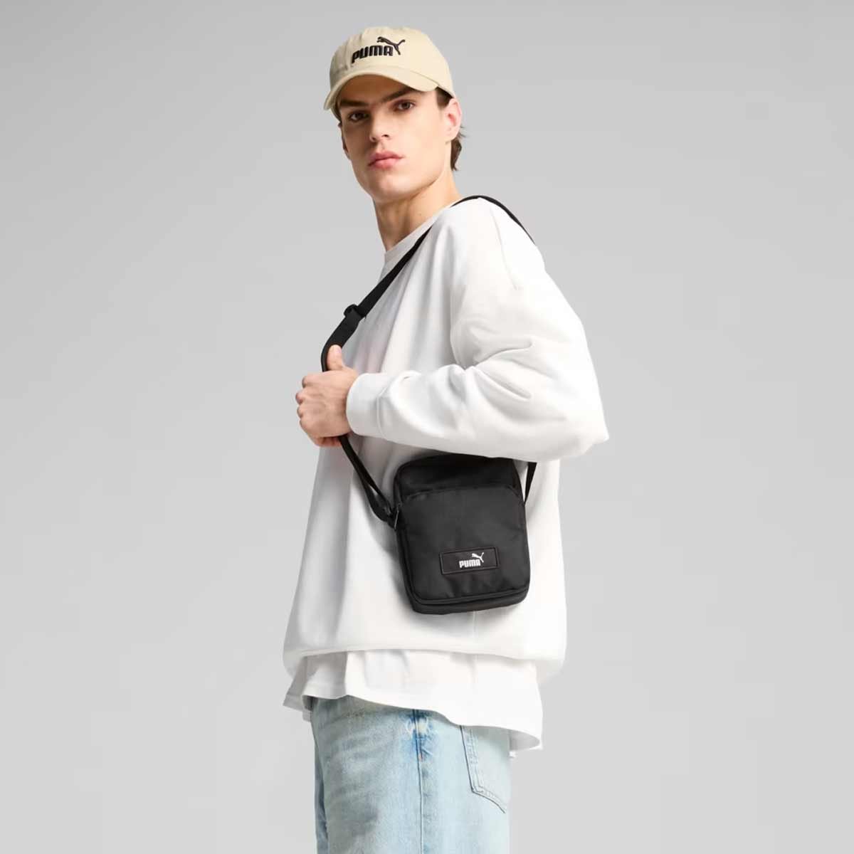 Bolsa Puma Academy Portable Preta e Branca Preto/Branco 4
