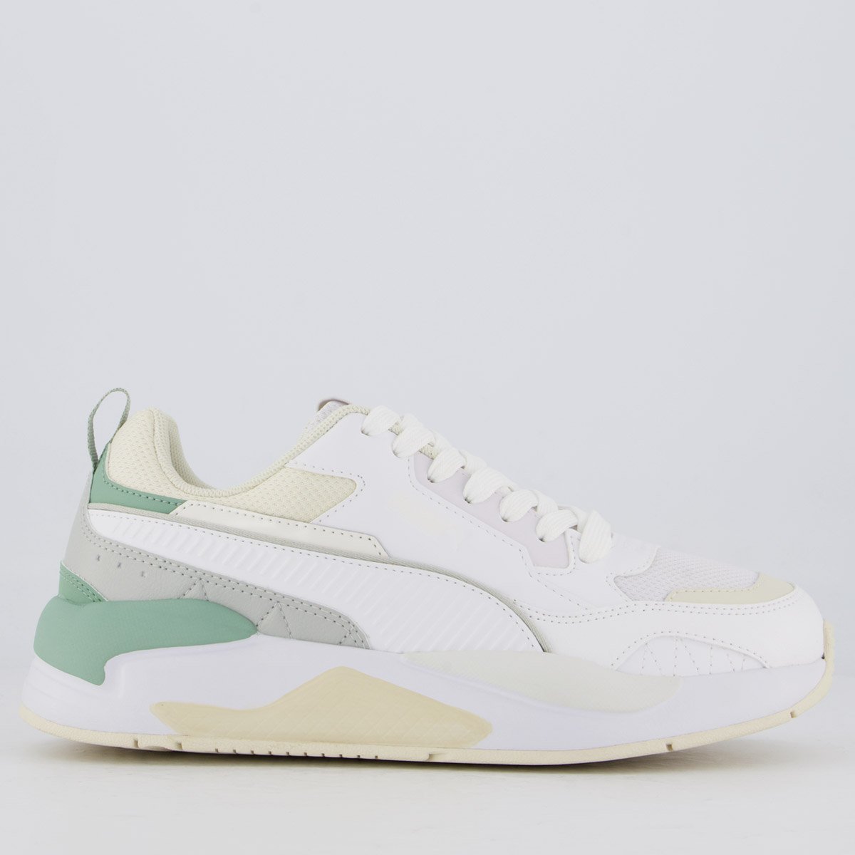 Tênis Puma X-Ray 2 Square Feminino Branco e Verde Branco/Verde 1