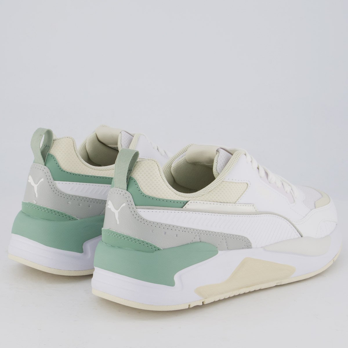 Tênis Puma X-Ray 2 Square Feminino Branco e Verde Branco/Verde 3