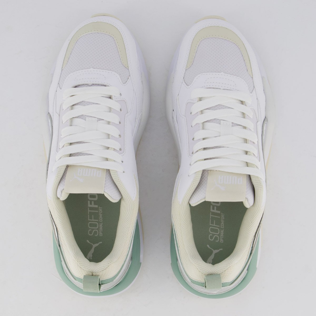 Tênis Puma X-Ray 2 Square Feminino Branco e Verde Branco/Verde 4