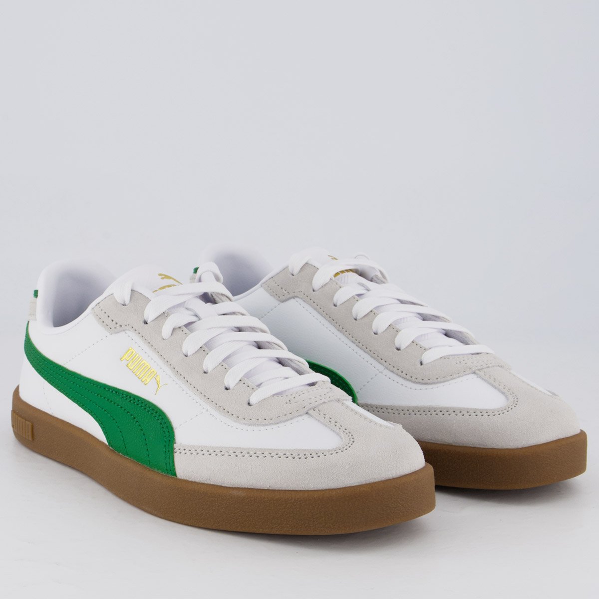 Tênis Puma Club II Era Branco e Verde Branco/Verde 2