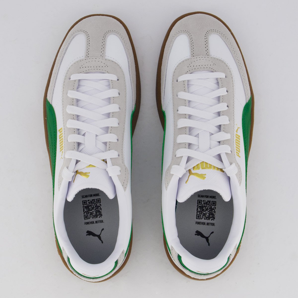 Tênis Puma Club II Era Branco e Verde Branco/Verde 4