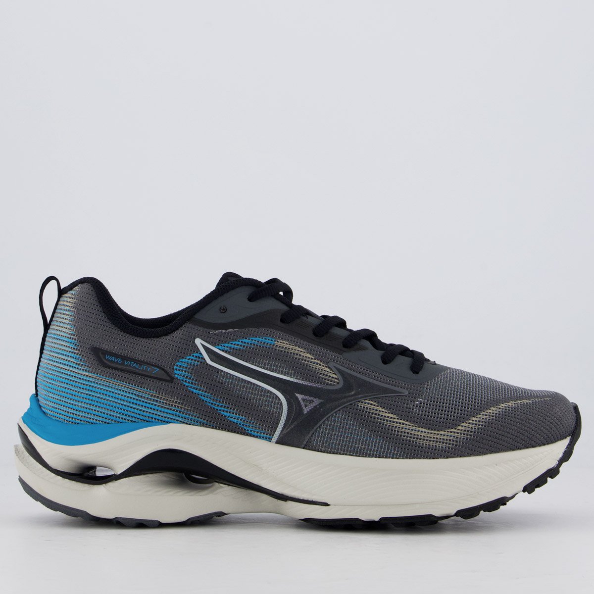 Tênis Mizuno Wave Vitality Cinza Cinza/Azul