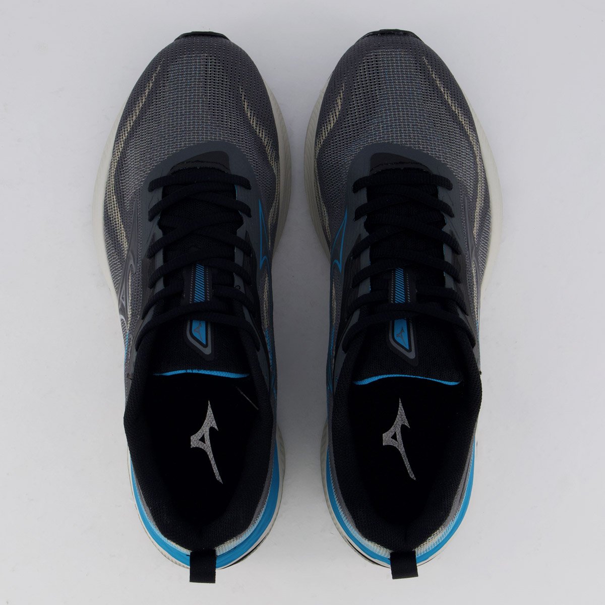 Tênis Mizuno Wave Vitality 7 Cinza Cinza/Azul 4