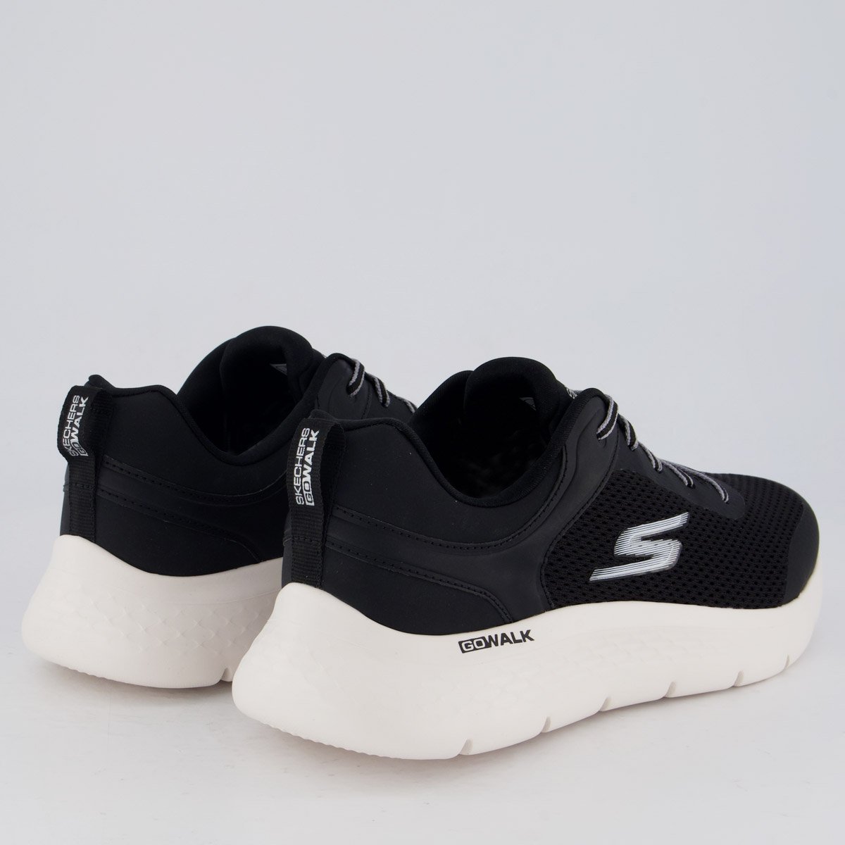 Tênis Skechers Go Walk Flex Preto e Branco Preto/Branco 3