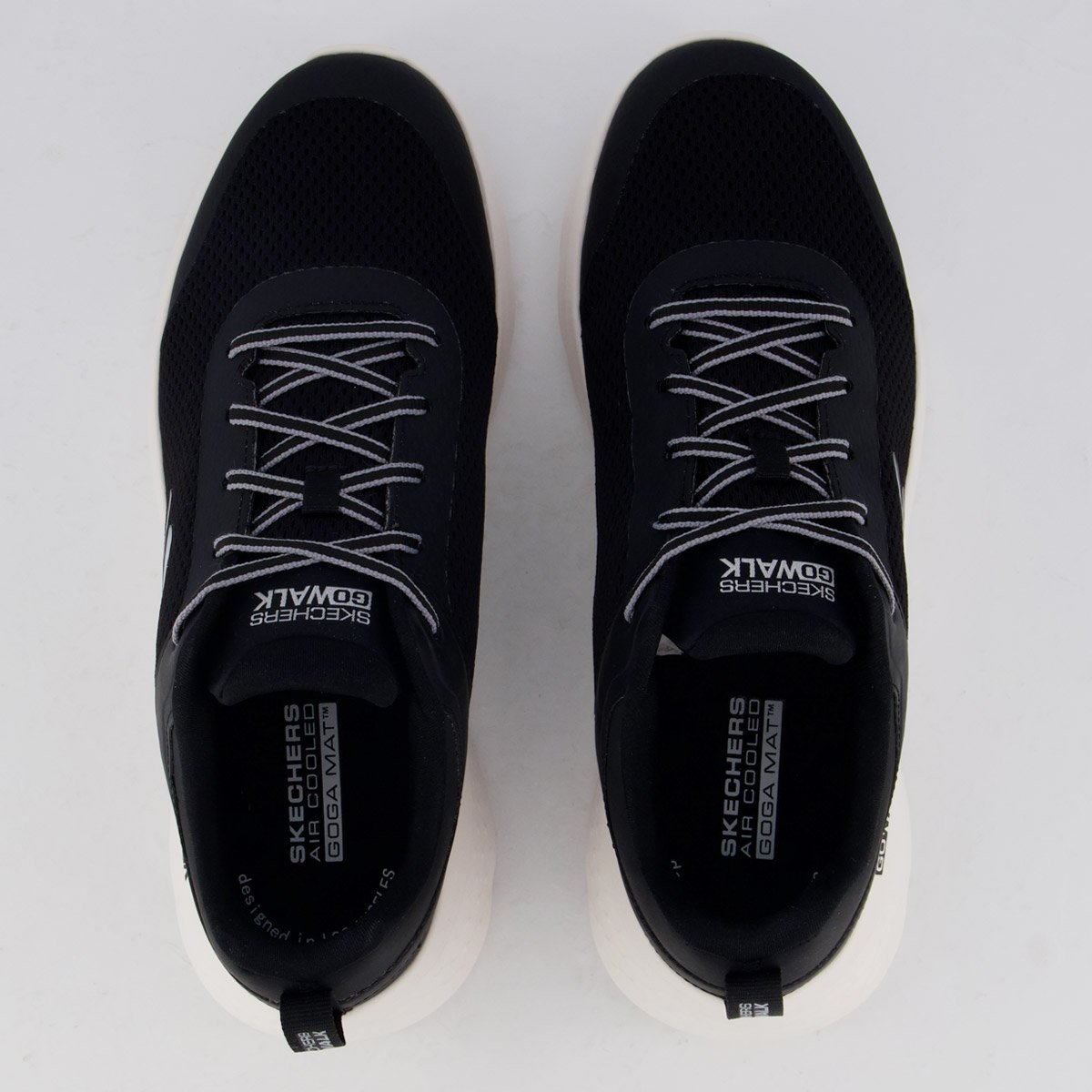 Tênis Skechers Go Walk Flex Preto e Branco Preto/Branco 4