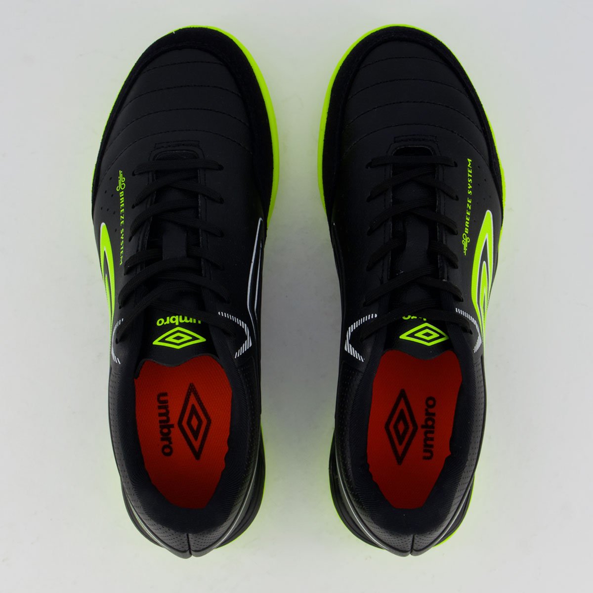 Chuteira Umbro Neo-Confort Society Preta e Amarela Preto/Amarelo 4
