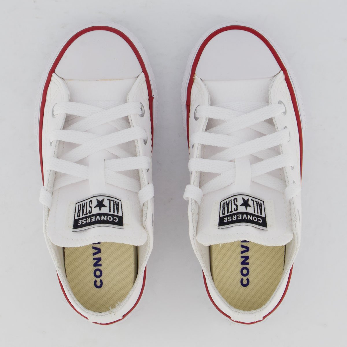 Tênis Converse All Star CT Juvenil Branco Branco 8