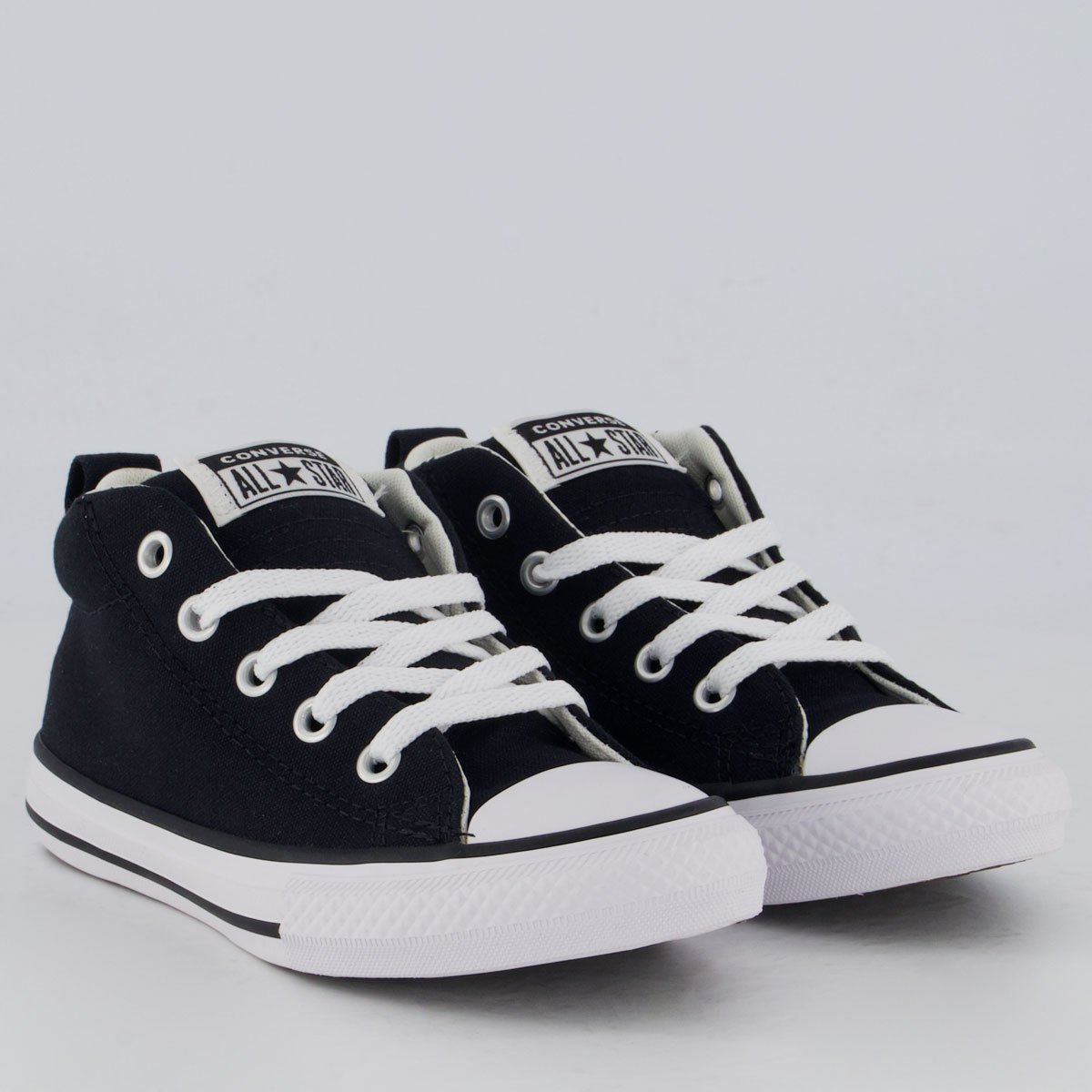 Tênis Converse All Star CT Cano Alto Juvenil Preto Preto 2