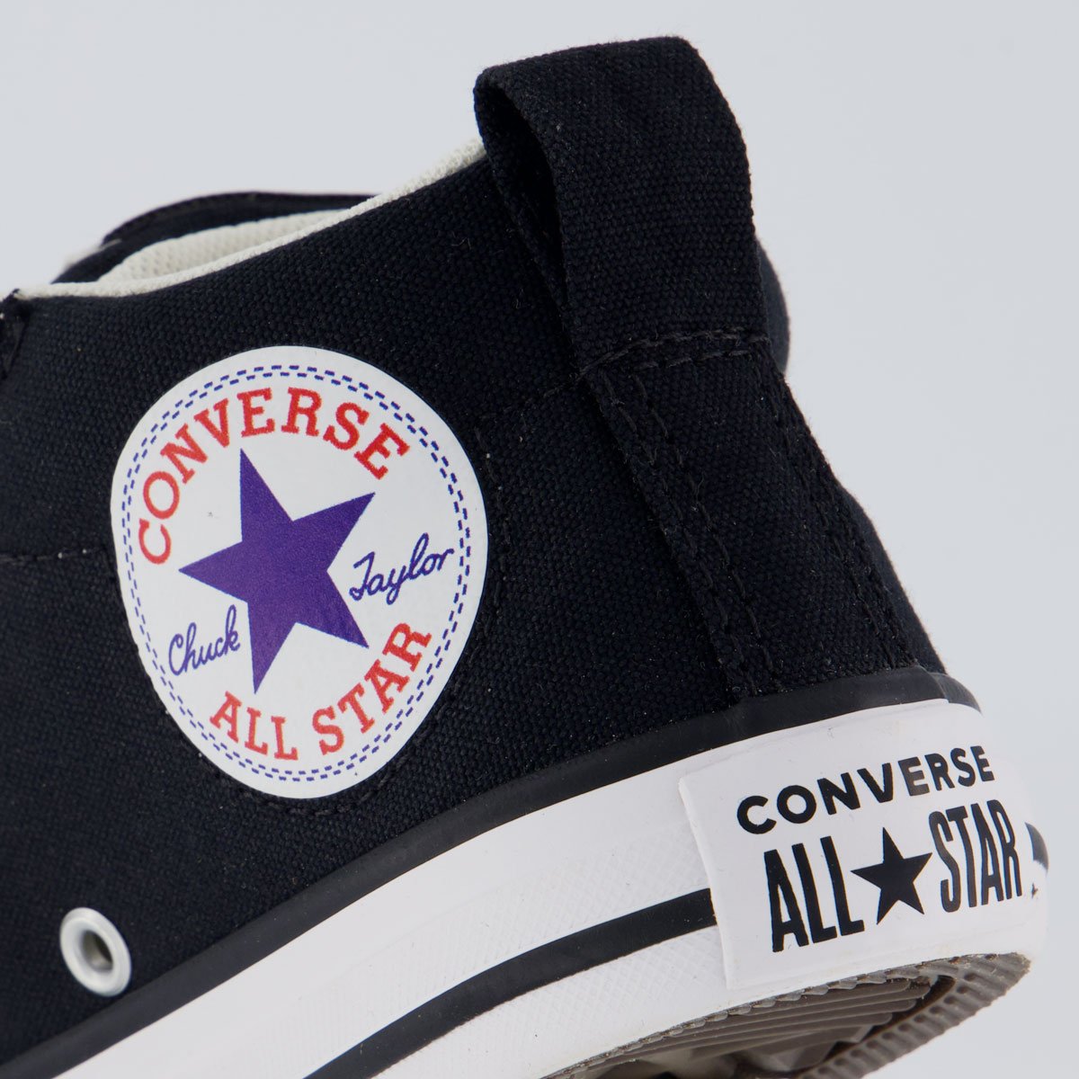 Tênis Converse All Star CT Cano Alto Juvenil Preto Preto 6