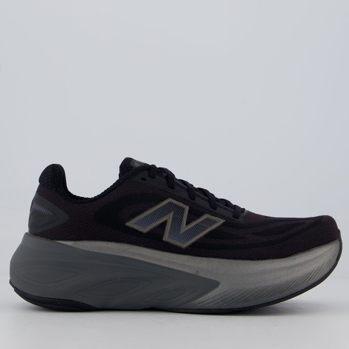 Tênis New Balance Fuelcell Rebel V5 Preto e Grafite Preto