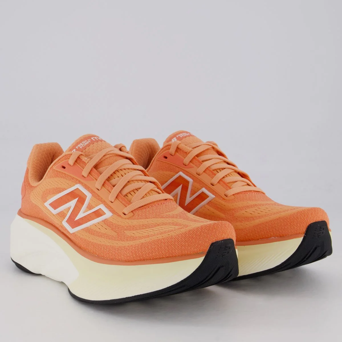 Tênis New Balance Fresh Foam X More V6 Feminino Laranja Laranja 2