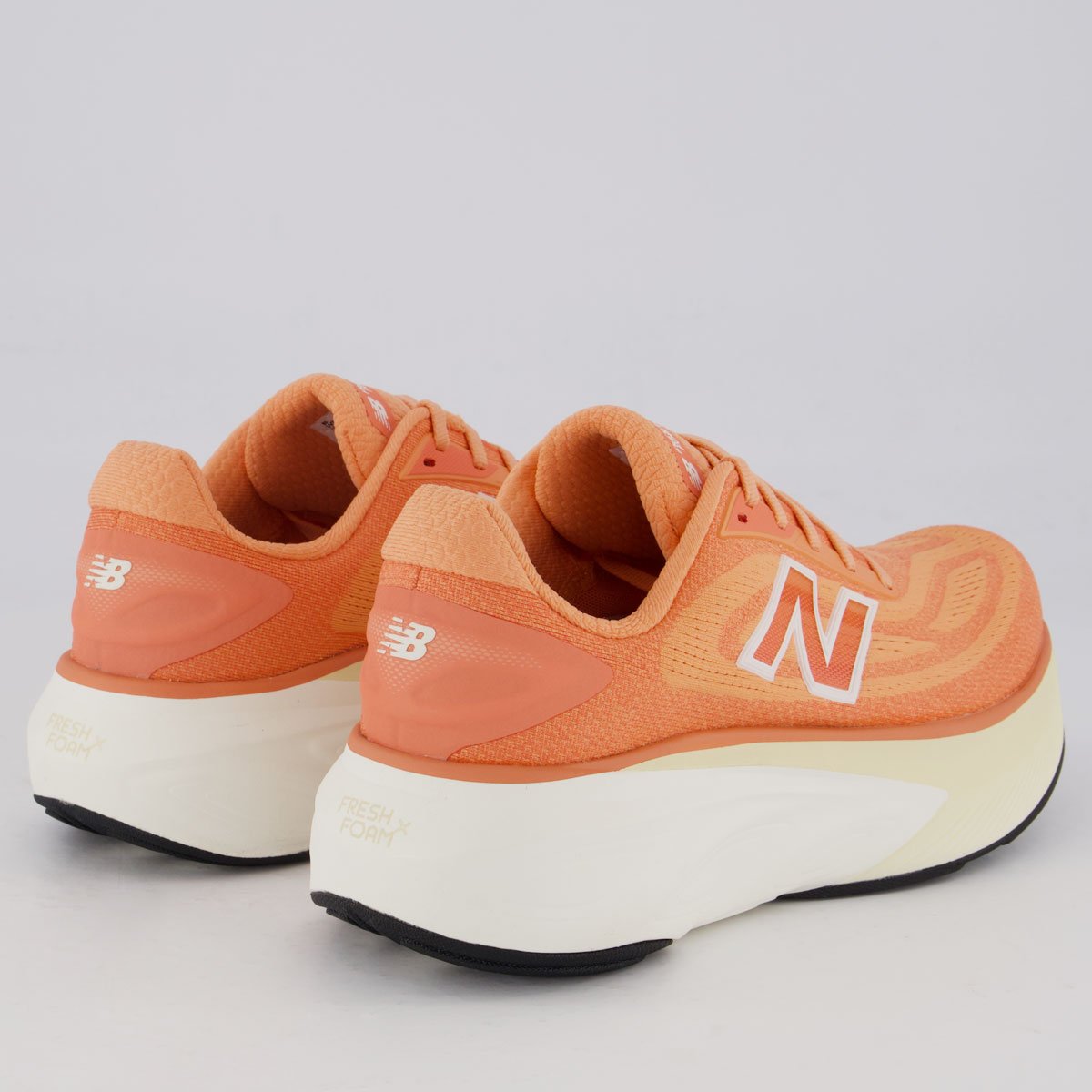 Tênis New Balance Fresh Foam X More V6 Feminino Laranja Laranja