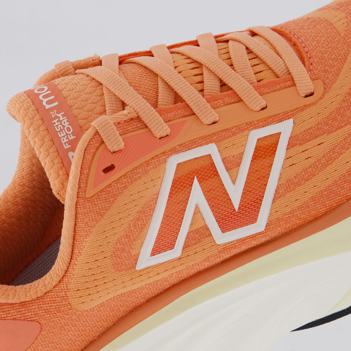 Tênis New Balance Fresh Foam X More V6 Feminino Laranja Laranja 7