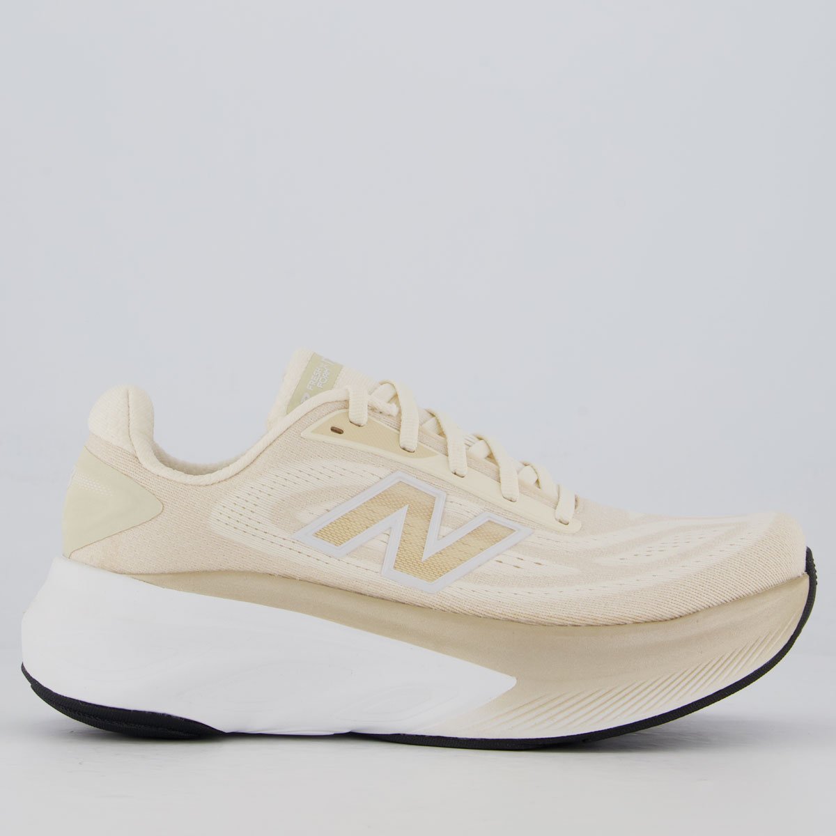 Tênis New Balance Fresh Foam X More V6 Feminino Bege Bege 1