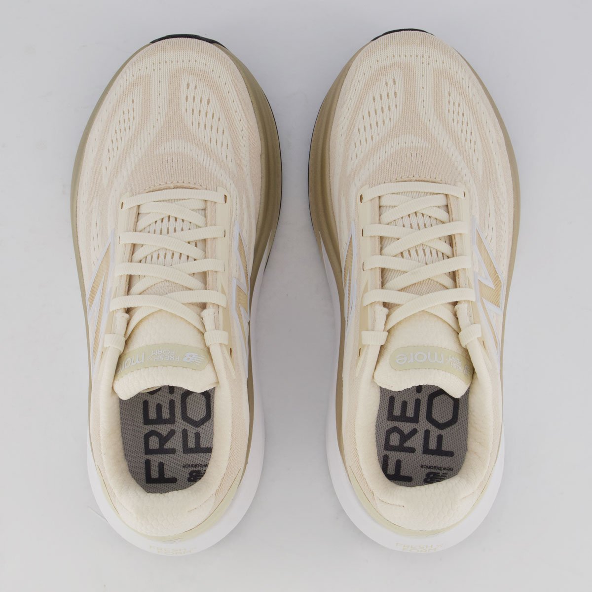 Tênis New Balance Fresh Foam X More V6 Feminino Bege Bege 4