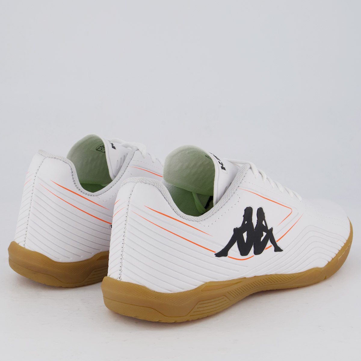 Chuteira Kappa Turin Futsal Branca Branco 3