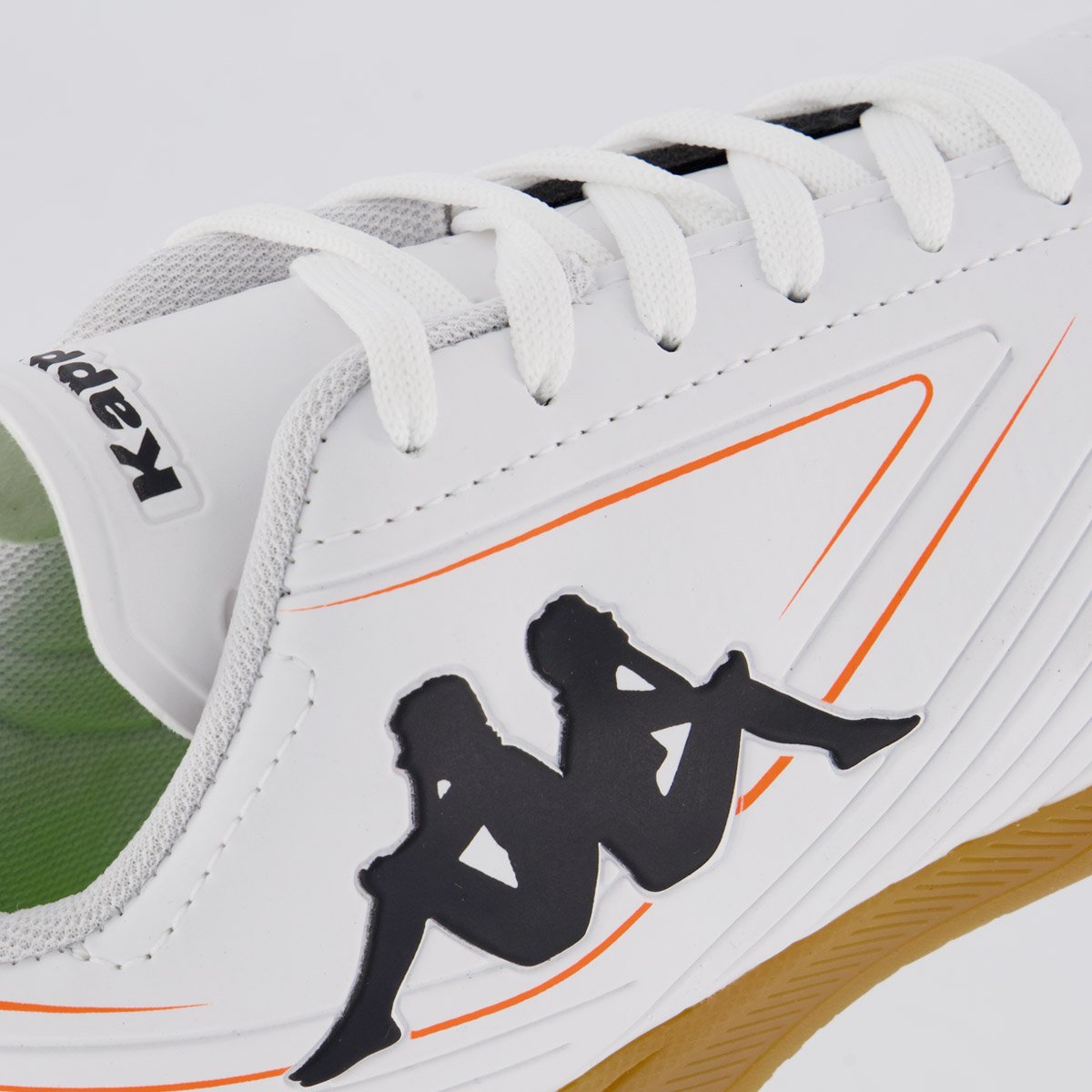 Chuteira Kappa Turin Futsal Branca Branco 7