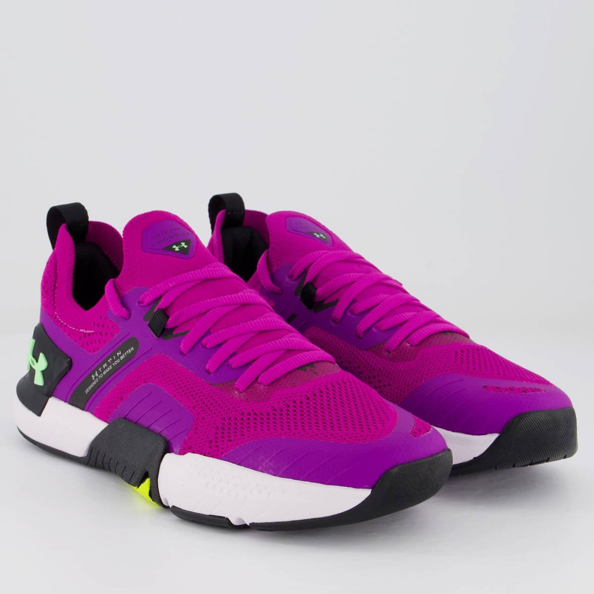 Tênis Under Armour Tribase Cross SE Roxo e Branco Roxo/Branco 2