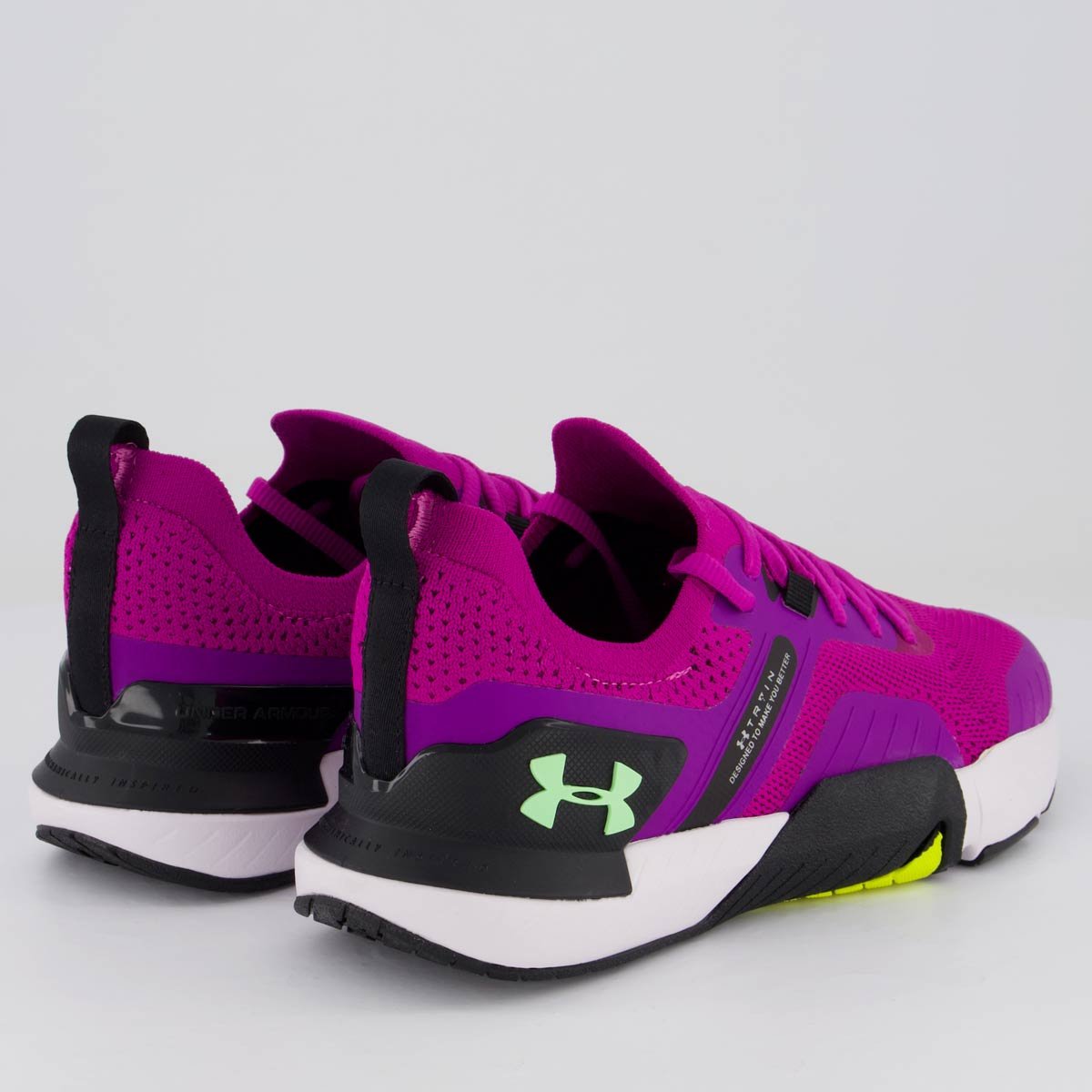 Tênis Under Armour Tribase Cross SE Roxo e Branco Roxo/Branco 3
