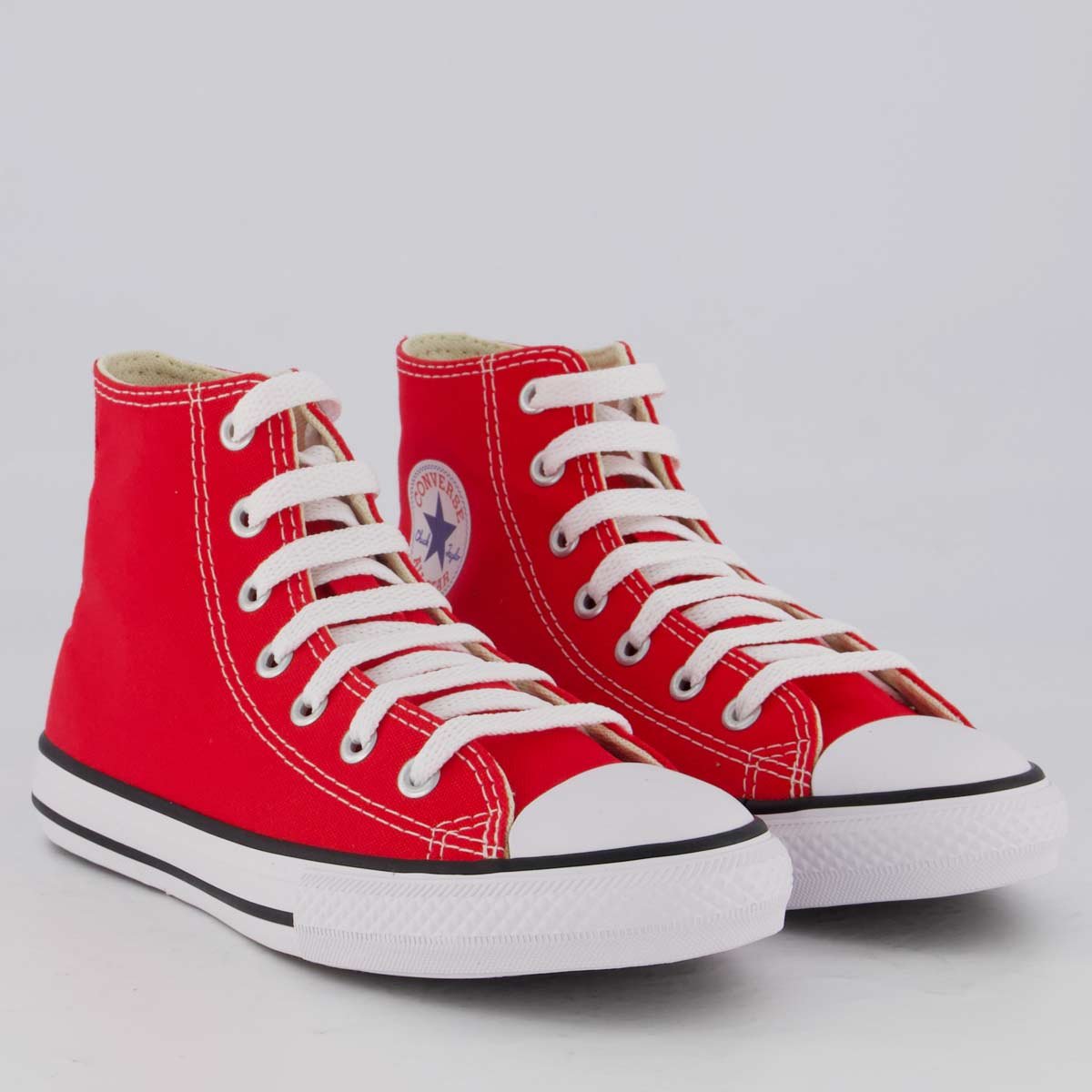 Tênis Converse All Star CT Cano Alto Juvenil Vermelho Vermelho 2