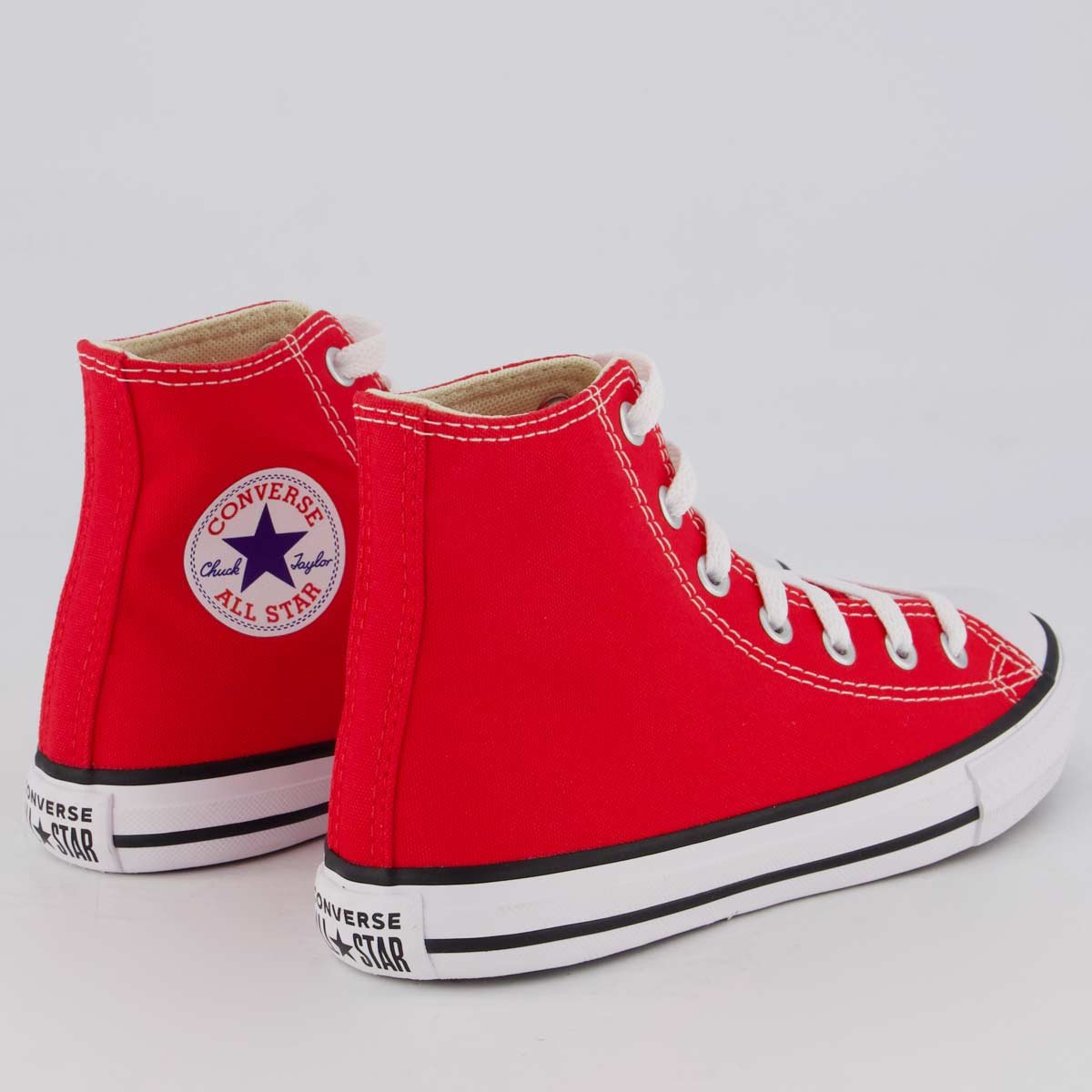 Tênis Converse All Star CT Cano Alto Juvenil Vermelho Vermelho 3