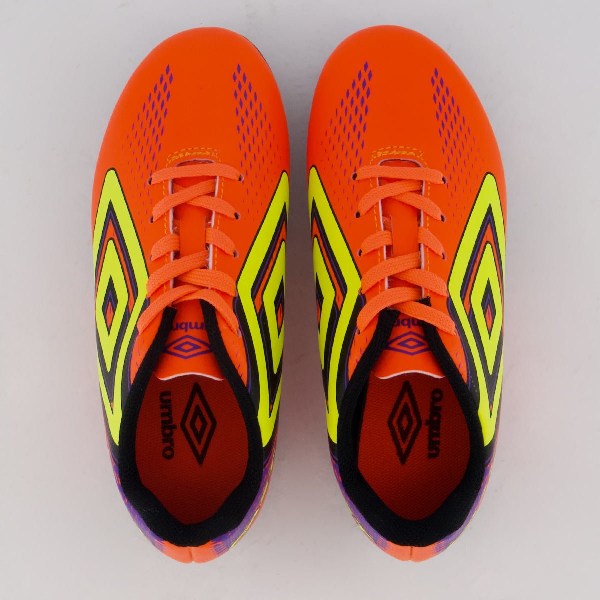 Chuteira Umbro Fast II Campo Juvenil Laranja Laranja 4