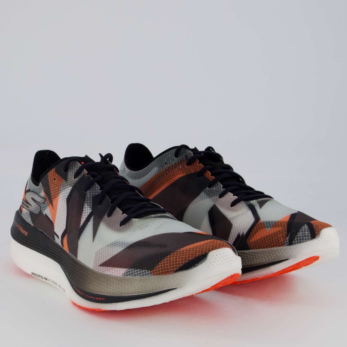 Tênis Skechers Go Run Speed Freek Preto e Branco Multicores 2