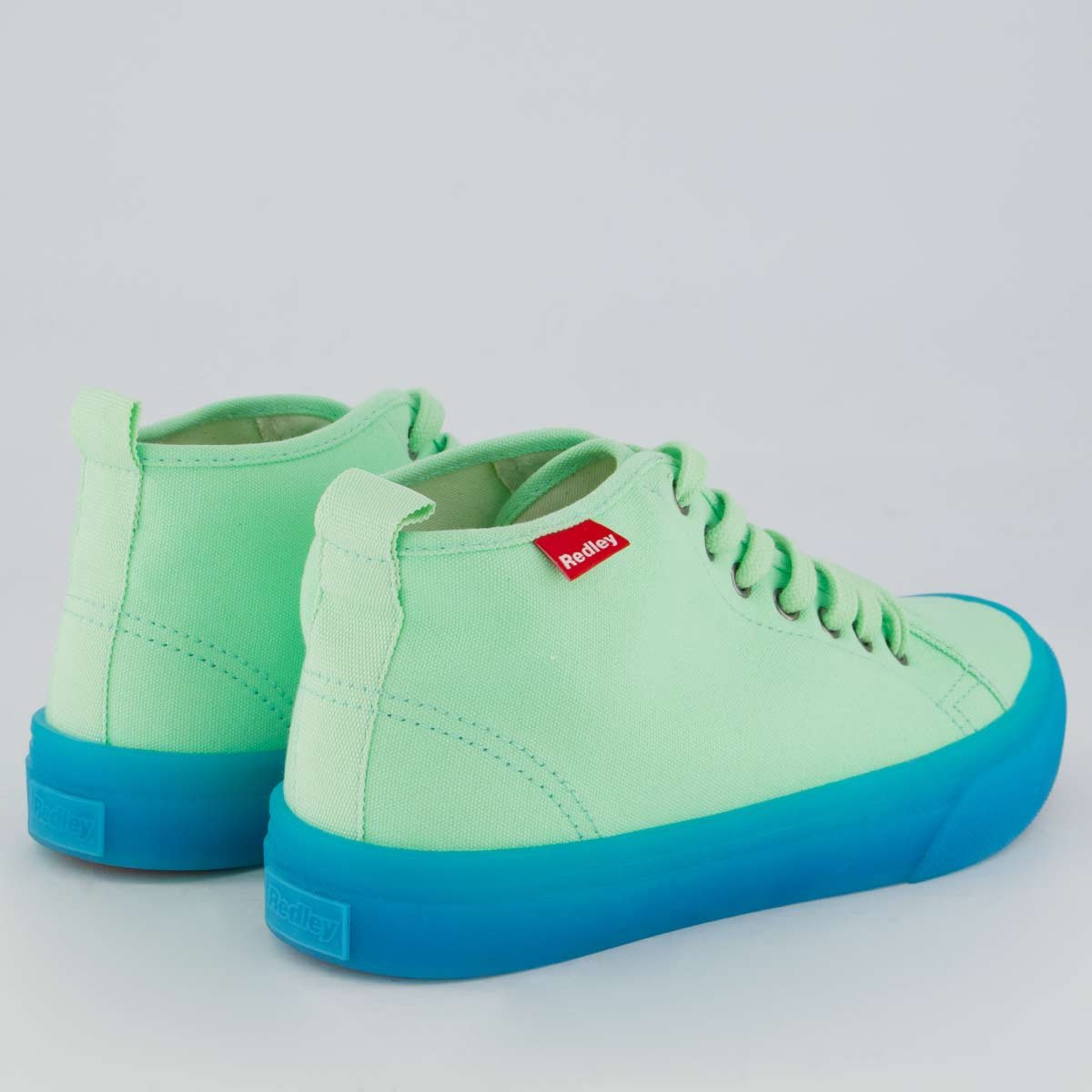 Tênis Redley Cano Médio Verde e Azul Turquesa Azul Turquesa/Verde 3