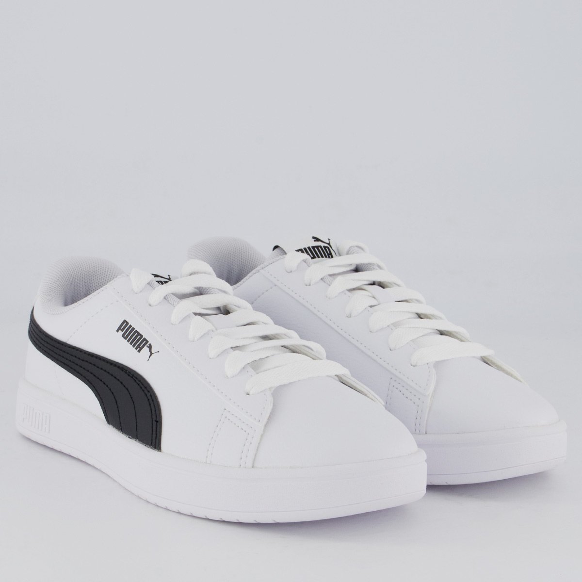 Tênis Puma Rickie Classic Feminino Branco e Preto Branco/Preto 2