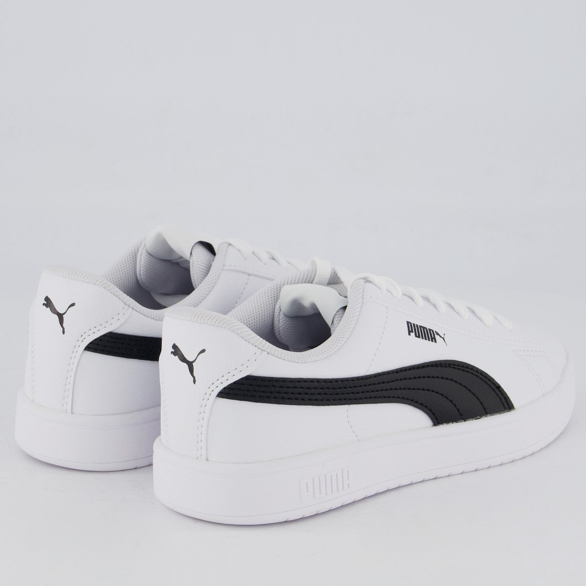 Tênis Puma Rickie Classic Feminino Branco e Preto Branco/Preto 3