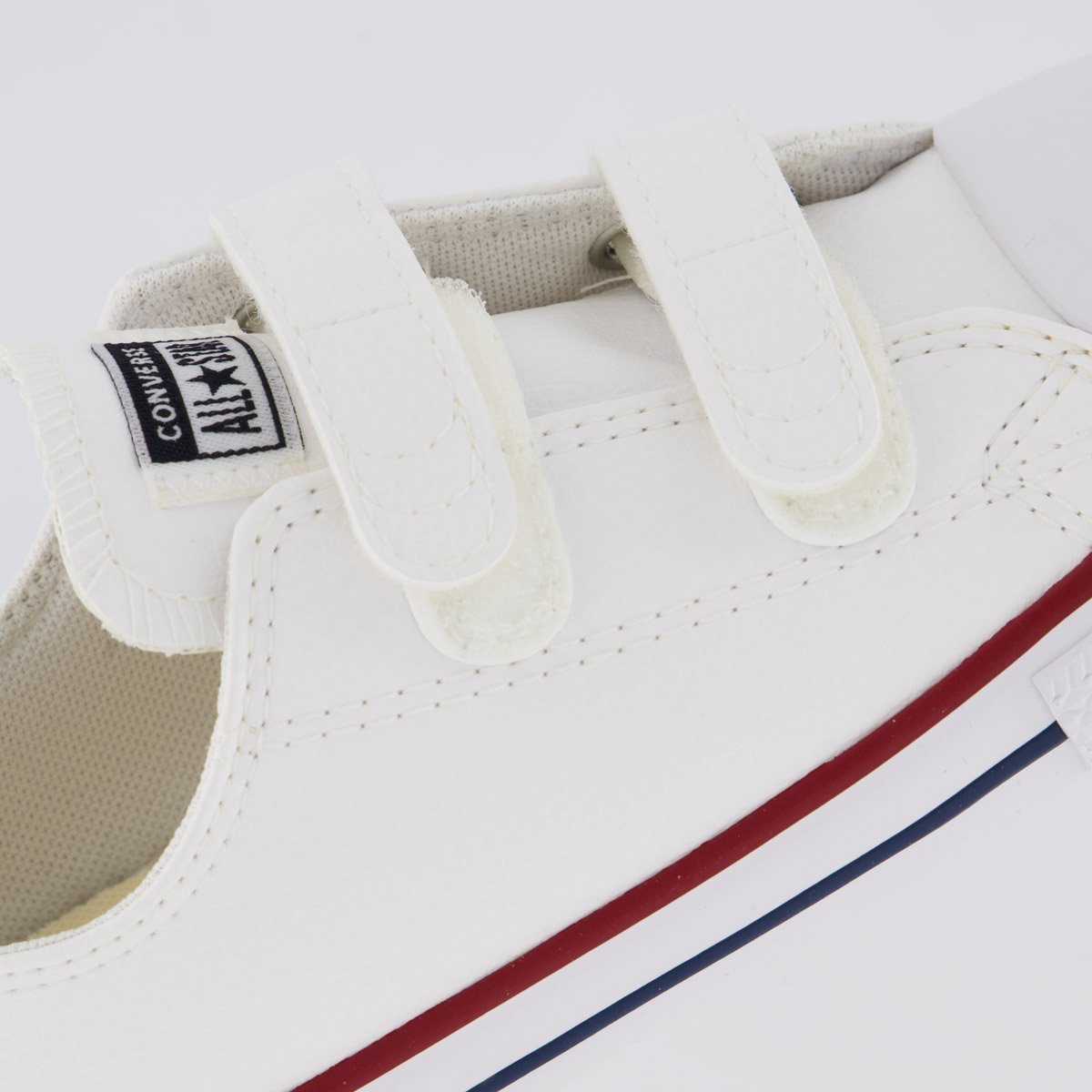 Tênis Converse All Star CT 2V Infantil Branco Branco 7