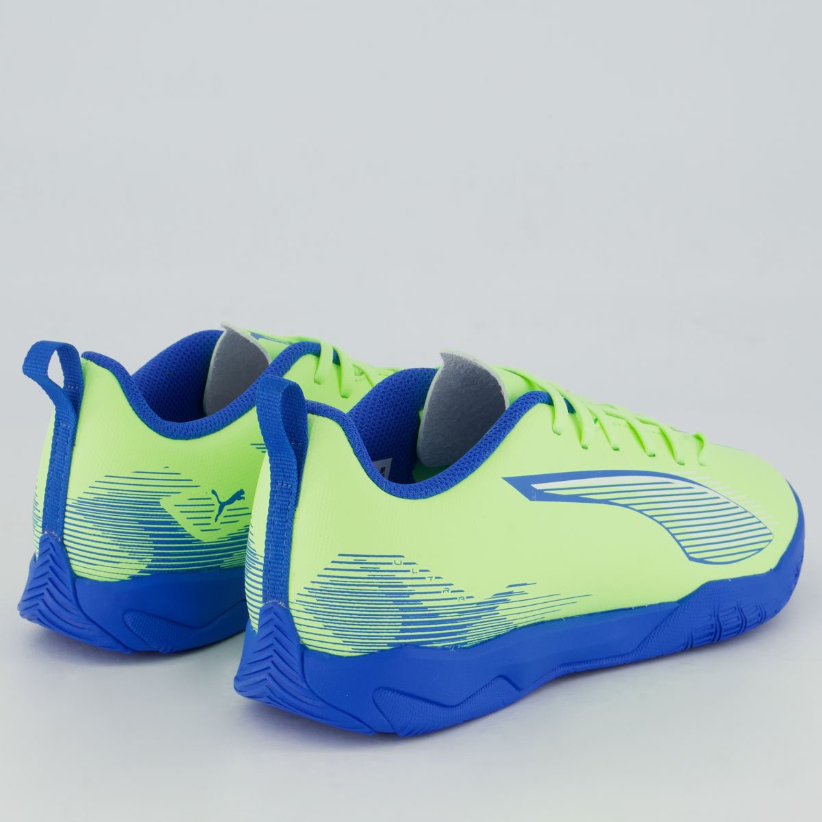 Chuteira Puma Ultra 5 Play Futsal Juvenil Verde 3