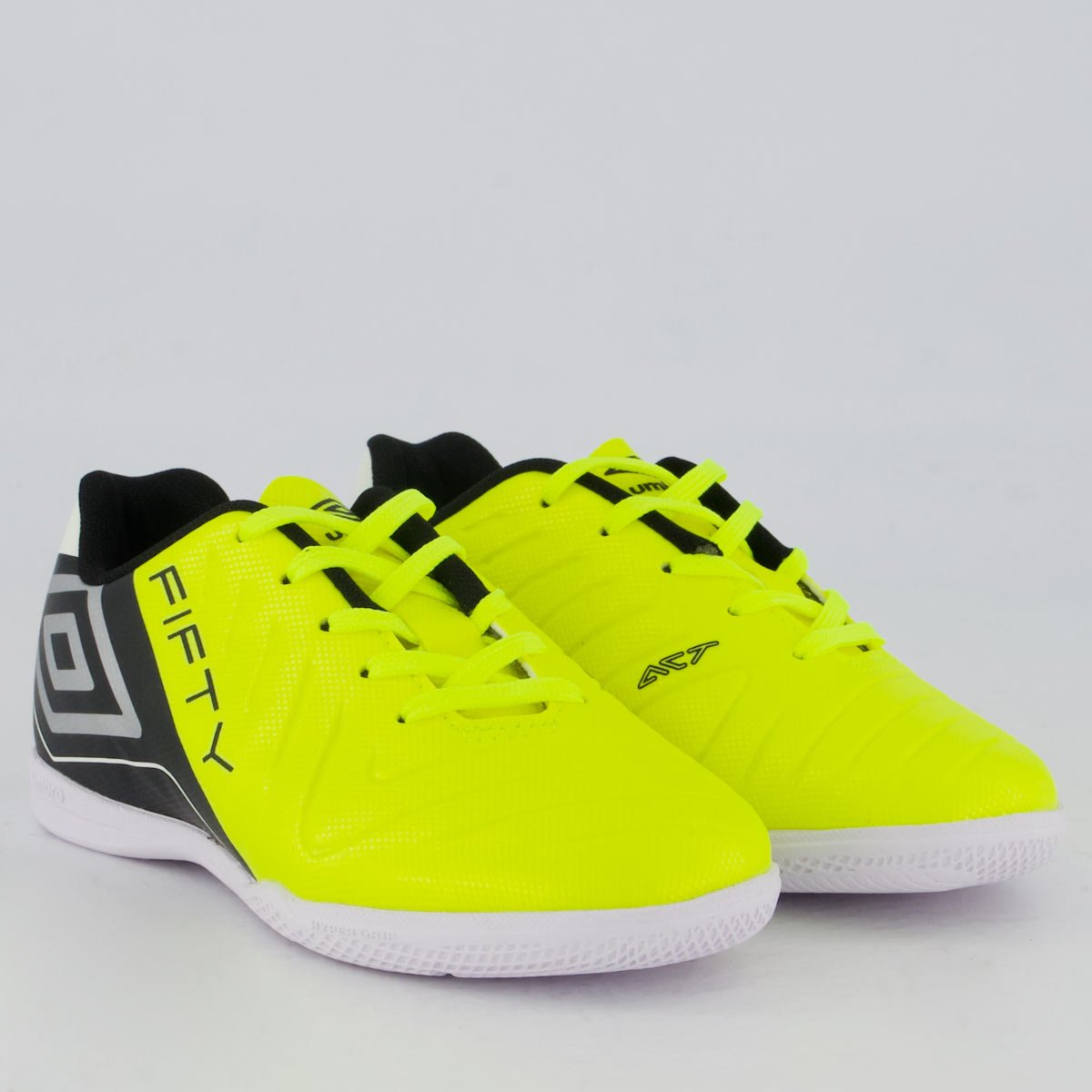 Chuteira Umbro Fifty VI Futsal Juvenil Verde Verde/Preto 2