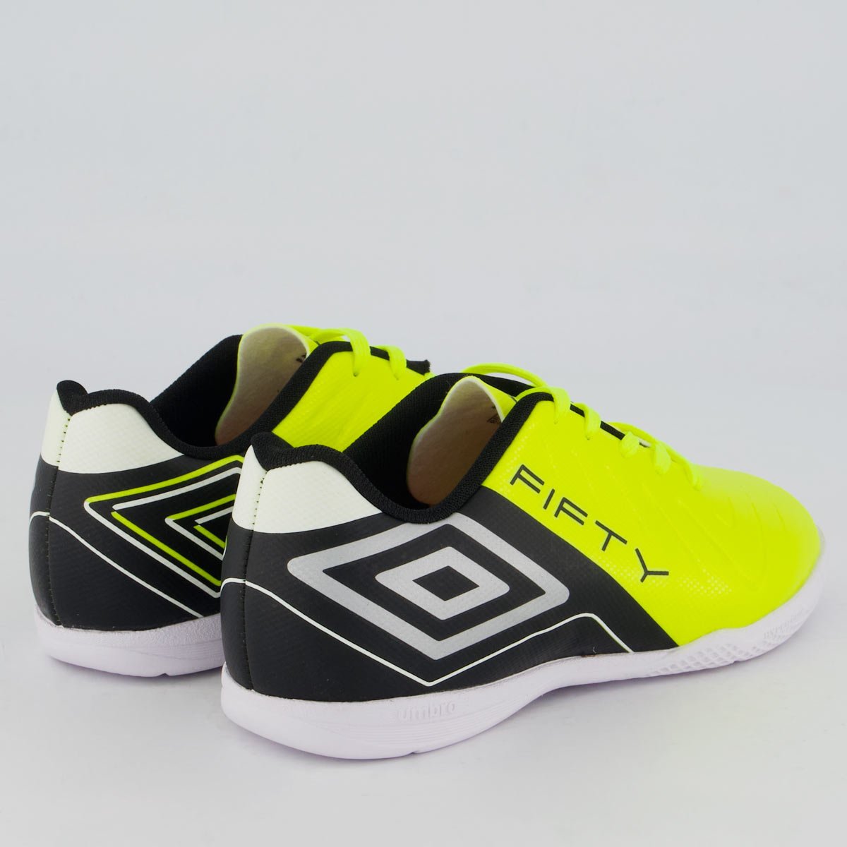 Chuteira Umbro Fifty VI Futsal Juvenil Verde Verde/Preto 3