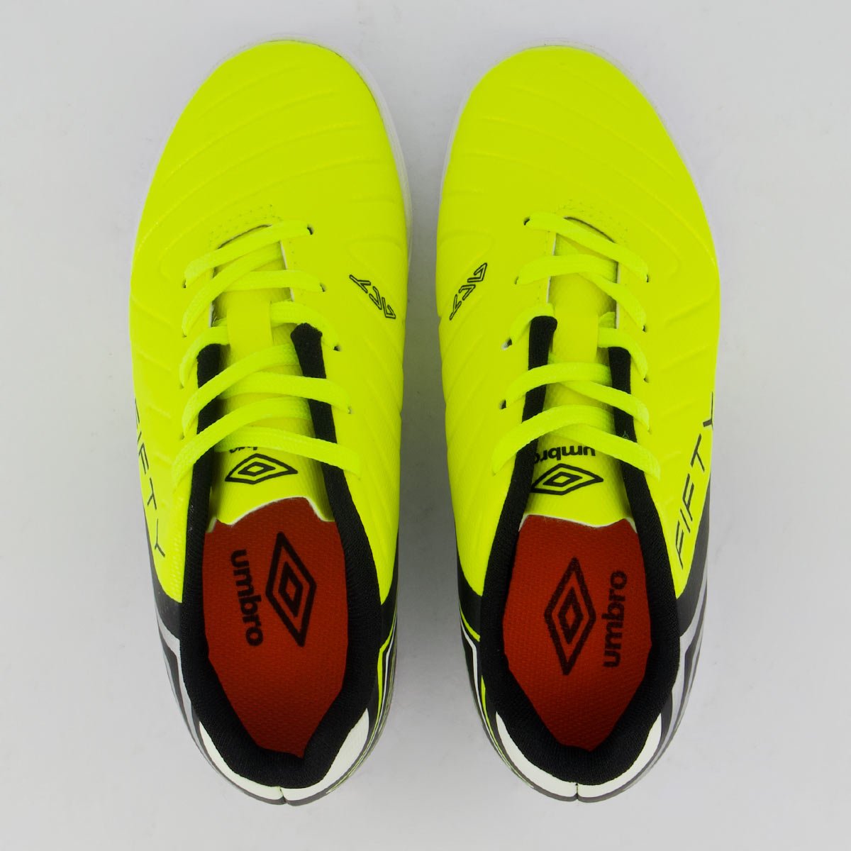 Chuteira Umbro Fifty VI Futsal Juvenil Verde Verde/Preto 4
