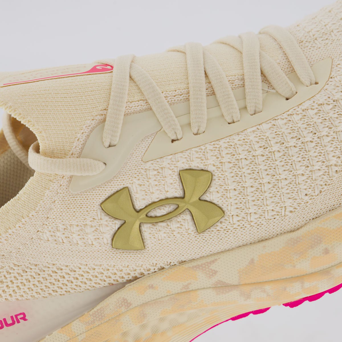 Tênis Under Armour Charged Great Feminino Off White e Rosa White/Rosa 7